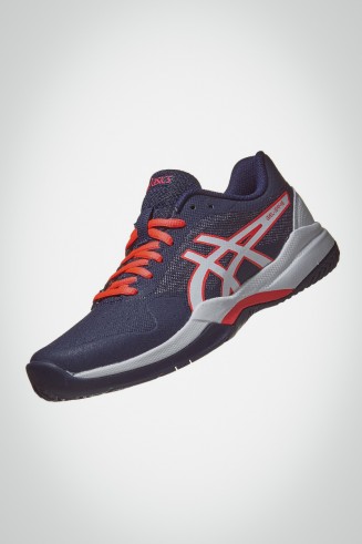 Женские кроссовки для тенниса Asics Gel Game 7 (темно-синие / белые)