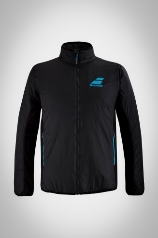 Мужская теннисная куртка утепленная Babolat Exercize Padded (черная)