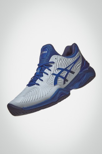 Мужские кроссовки для тенниса Asics Court FF 2 Novak (белые / синие)