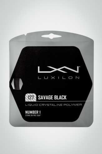 Теннисные струны Luxilon Savage 127 / 16 - 12 м (черные)