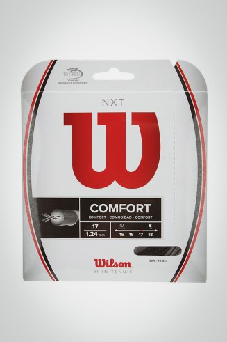 Теннисные струны Wilson NXT 124 / 17 - 12 м (черные)
