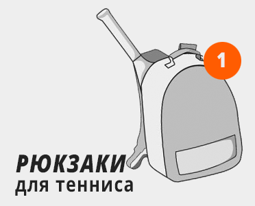 Теннисные рюкзаки