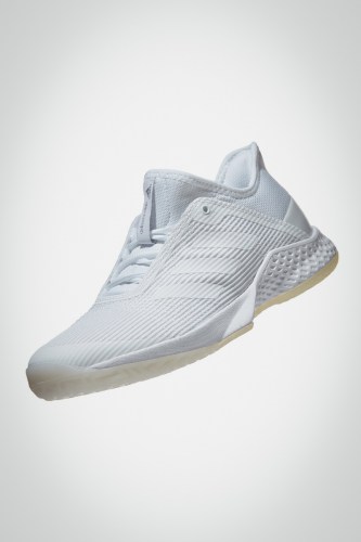 Женские теннисные кроссовки Adidas Adizero Club (белые / серебристые)