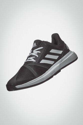 Мужские теннисные кроссовки adidas Courtjam Bounce (черные / белые)