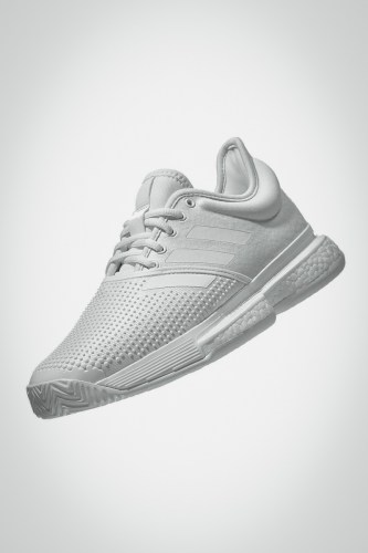 Женские теннисные кроссовки Adidas Solecourt Boost (белые)