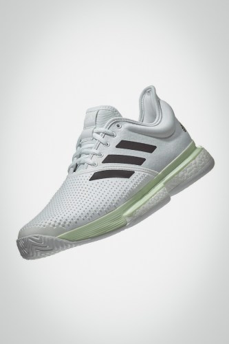 Мужские теннисные кроссовки adidas SoleCourt Boost (белые)