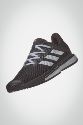 Женские теннисные кроссовки Adidas Solematch Bounce (черные)