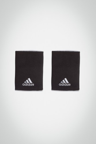 Купить большие напульсники adidas (черные / белые)