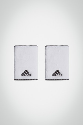Купить большие напульсники adidas (белые / черные)