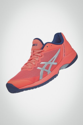Женские теннисные кроссовки Asics Gel Court Speed (розовые / голубые)