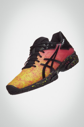 Женские теннисные кроссовки Asics Gel Solution Speed 3 (оранжевые / черные)