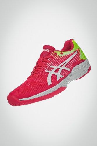 Женские теннисные кроссовки Asics Solution Speed FF (розовые / белые)