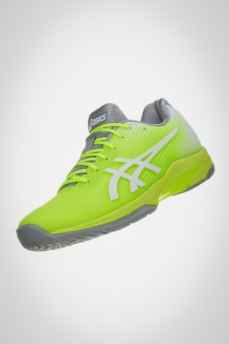 Женские теннисные кроссовки Asics Solution Speed FF (желтые / белые)