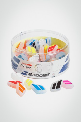 Купить коробку виброгасителей Babolat Flag Damp X50 (разноцветные)