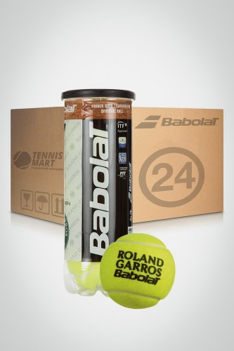 Коробка мячей для большого тенниса Babolat French Open All Court (24 банки)
