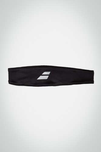 Купить женскую повязку на голову Babolat Headband (черная / белая)