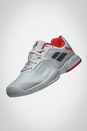 Детские теннисные кроссовки Babolat Jet All Court (белые / красные)