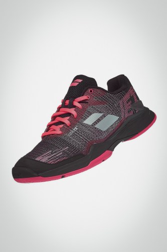 Женские теннисные кроссовки Babolat Jet Mach 2 All Court (черные / розовые)