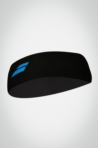 Купить повязку на голову Babolat Logo Band (черная / синяя)