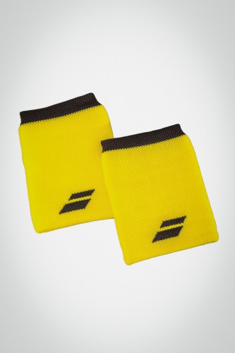 Купить напульсники Babolat Logo Jumbo (желтые / черные)