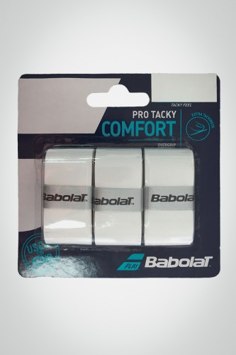 Купить овергрип Babolat Pro Tacky x3 (белый)