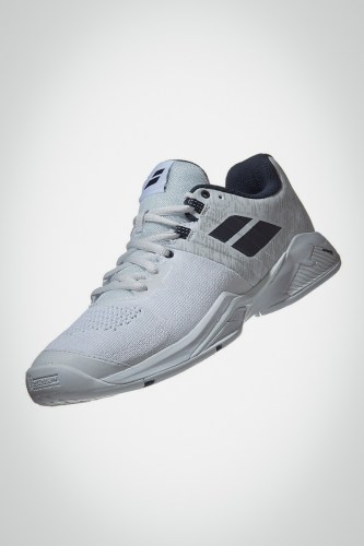 Мужские теннисные кроссовки Babolat Propulse Blast (белые / синие)