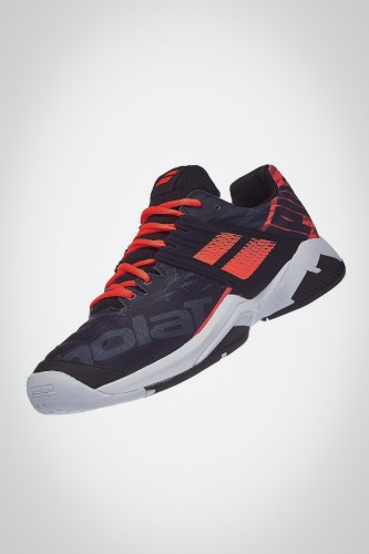 Мужские теннисные кроссовки Babolat Propulse Fury All Court (черные / оранжевые)