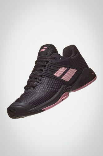 Женские теннисные кроссовки Babolat Propulse Fury All Court (черные / розовые)