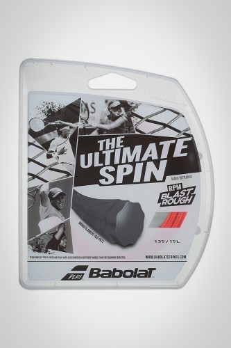 Струны для теннисной ракетки Babolat RPM Blast Rough 135 / 15L - 12 метров (красные)