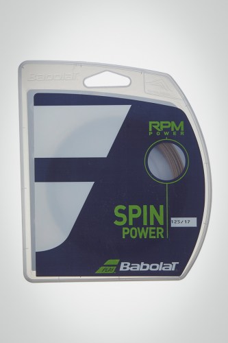 Струны для теннисной ракетки Babolat RPM Power 125 / 17 - 12 метров (коричневый)