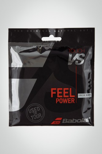 Струны для теннисной ракетки Babolat Touch VS 130 / 16 - 12 метров (черные)