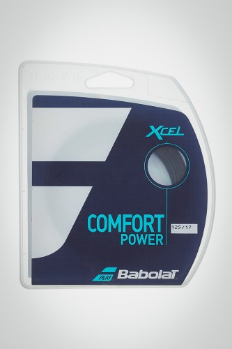 Струны для теннисной ракетки Babolat Xcel 125 / 17 - 12 метров (черные)