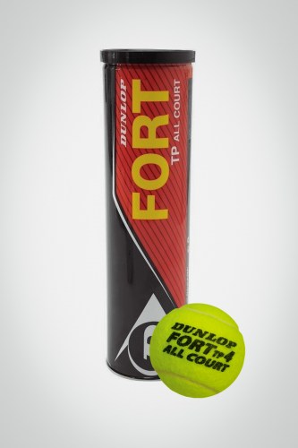 Мячи для большого тенниса Dunlop Fort TP All Court (4 мяча)