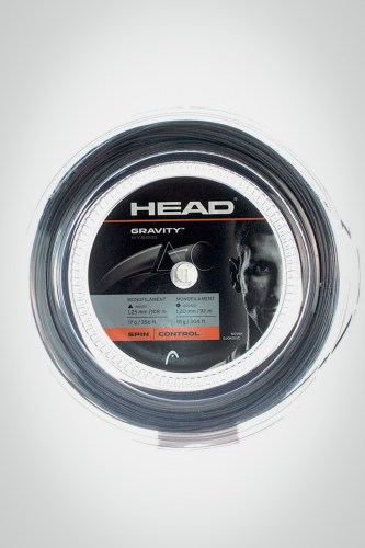 Струны для теннисной ракетки Head Gravity 125 / 17 + 120 / 18 - 200 метров (серые)