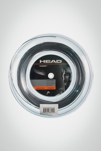 Струны для тенниса Head Hawk 120 / 18 - 200 метров (серые)