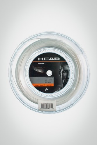 Струны для теннисной ракетки Head Hawk 120 / 18 - 200 метров (белые)