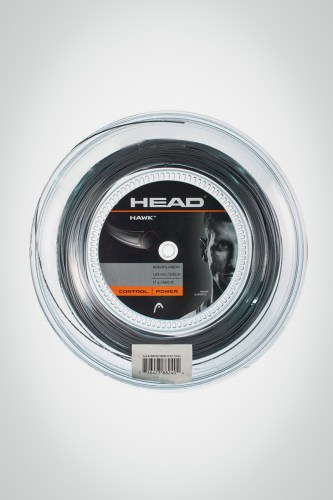 Струны для теннисной ракетки Head Hawk 125 / 17 - 200 метров (серые)