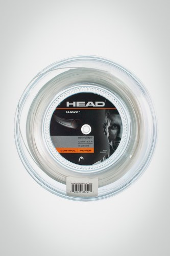 Струны для теннисной ракетки Head Hawk 125 / 17 - 200 метров (белые)