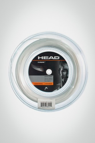 Струны для теннисной ракетки Head Hawk 130 / 16 - 200 метров (белые)