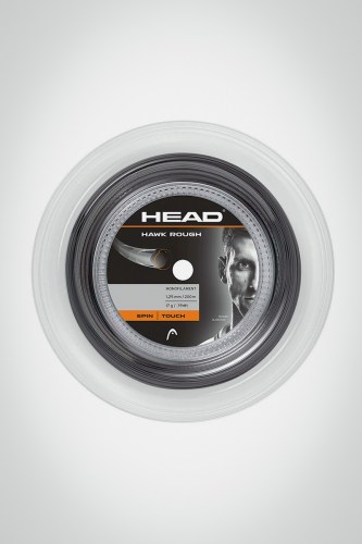Струны для теннисной ракетки Head Hawk Rough 125 / 17 - 200 метров (серые)