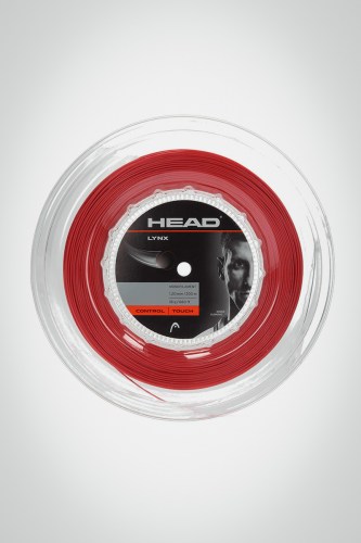 Струны для теннисной ракетки Head Lynx 120 / 18 - 200 метров (красные)