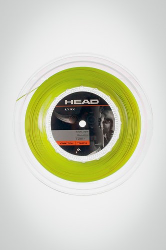 Струны для теннисной ракетки Head Lynx 120 / 18 - 200 метров (желтые)