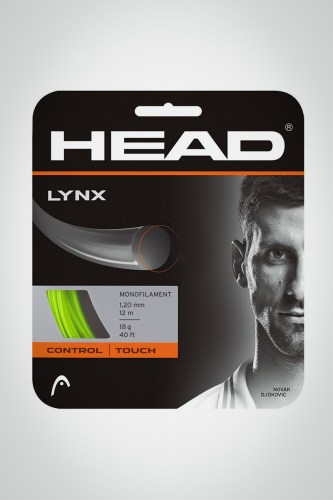 Струны для теннисной ракетки Head Lynx 120 / 18 - 12 метров (желтые)