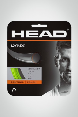 Струны для теннисной ракетки Head Lynx 125 / 17 - 12 метров (желтые)