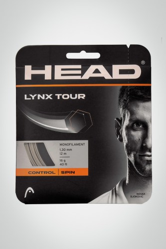 Струны для теннисной ракетки Head Lynx Tour 130 / 16 - 12 метров (белые)