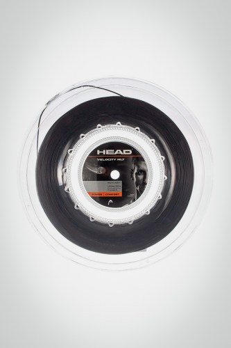 Струны для теннисной ракетки Head Multipower Velocity 125 / 17 - 200 метров (черные)