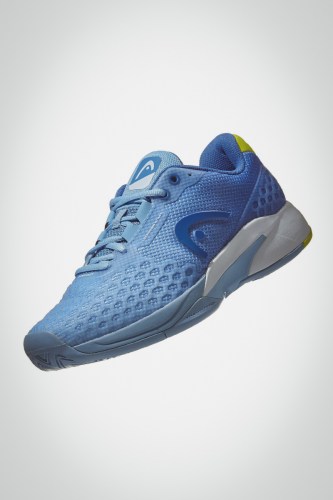 Женские теннисные кроссовки Head Revolt Pro 3.0 LTD (голубые / желтые)