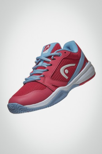 Детские теннисные кроссовки Head Sprint Pro 2.5 (малиновые / голубые)