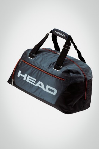 Купить теннисную сумку Head Tour Team Court Bag (черная / серая)