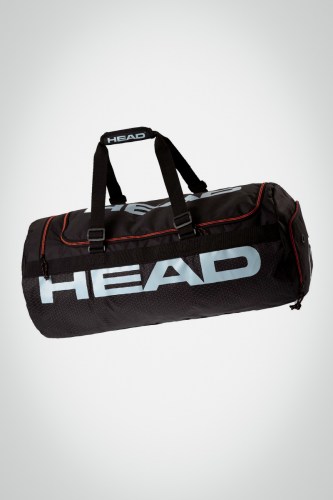 Купить теннисную сумку Head Tour Team Duffle (черная / серая)